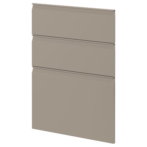 METOD 3 fronts for dishwasher Upplöv matt dark beige 194.923.85 IKEA
