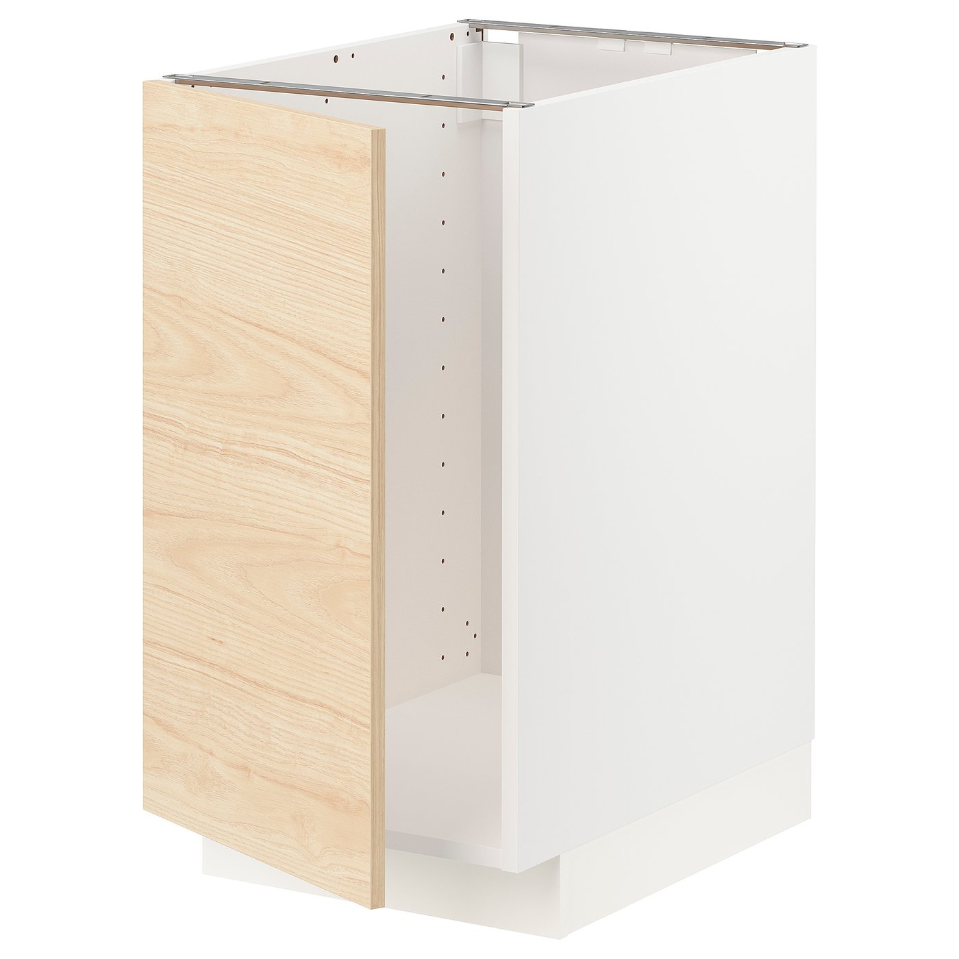 METOD base for sink white/Askersund light ash effect 494.707.06