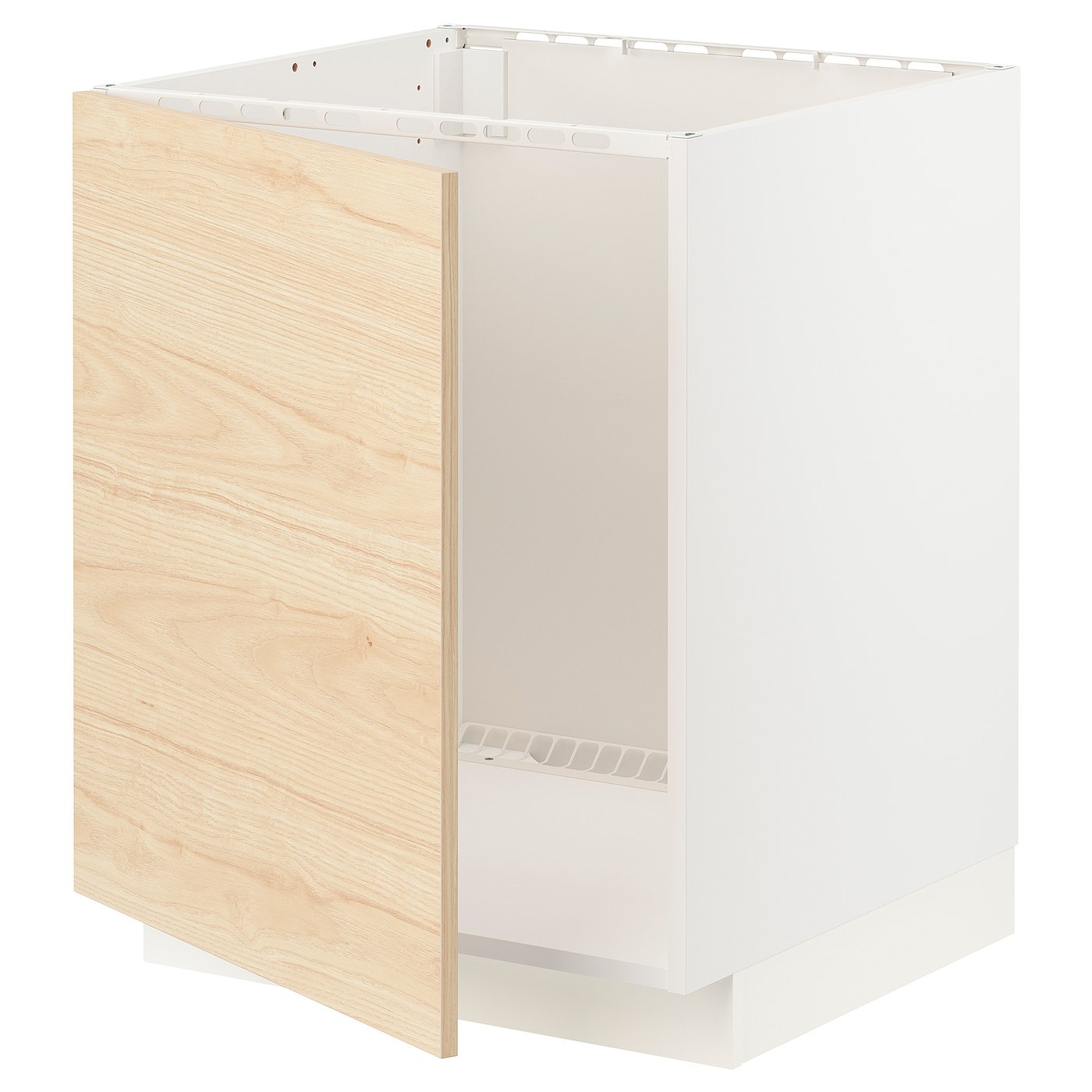 METOD base for sink white/Askersund light ash effect 494.524.15