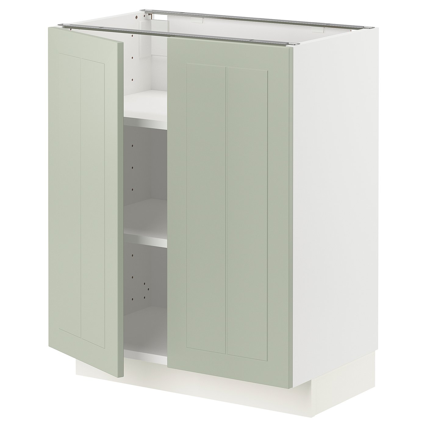 METOD base with shelves/2 doors 994.862.34 IKEA