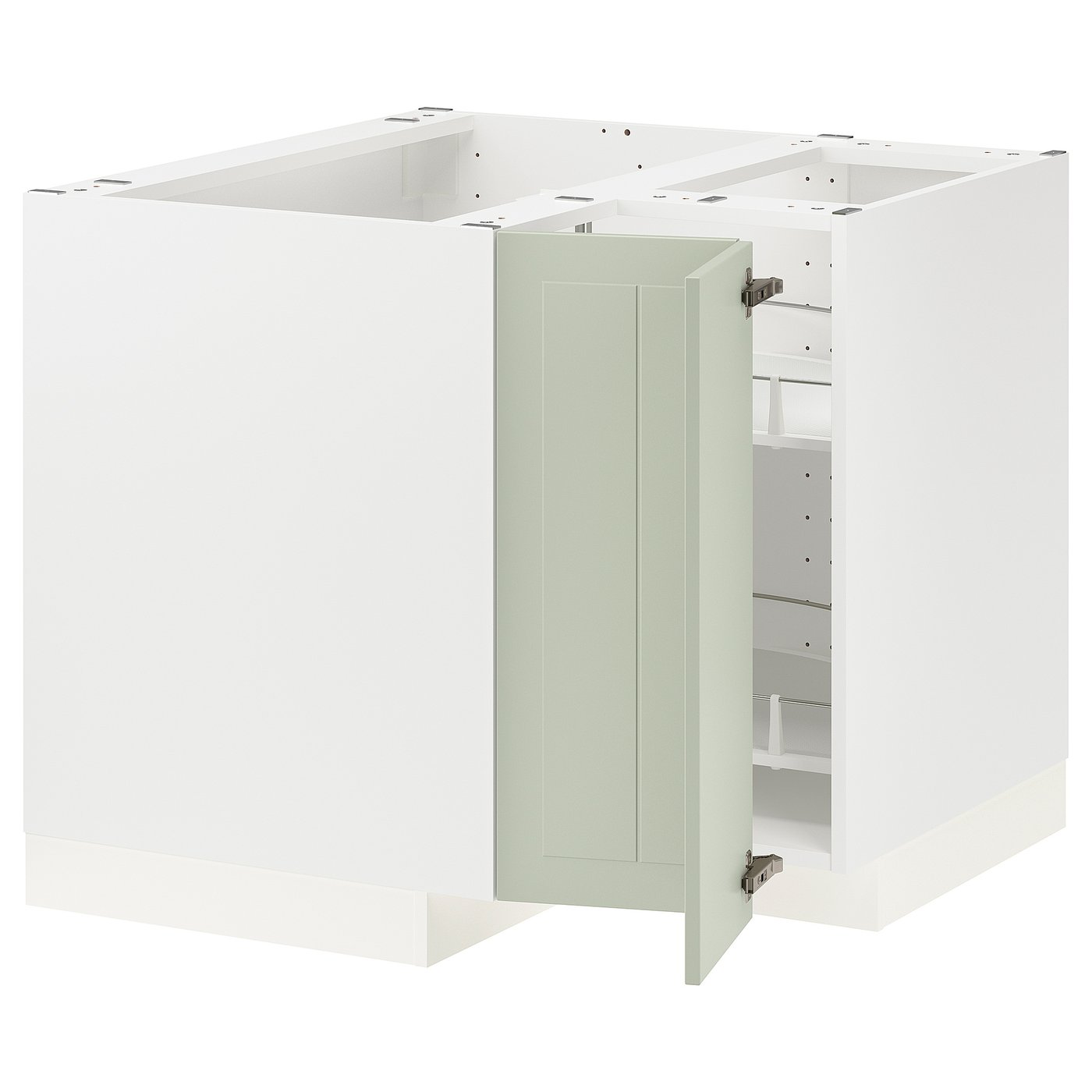 METOD corner base with carousel 294.867.94 IKEA