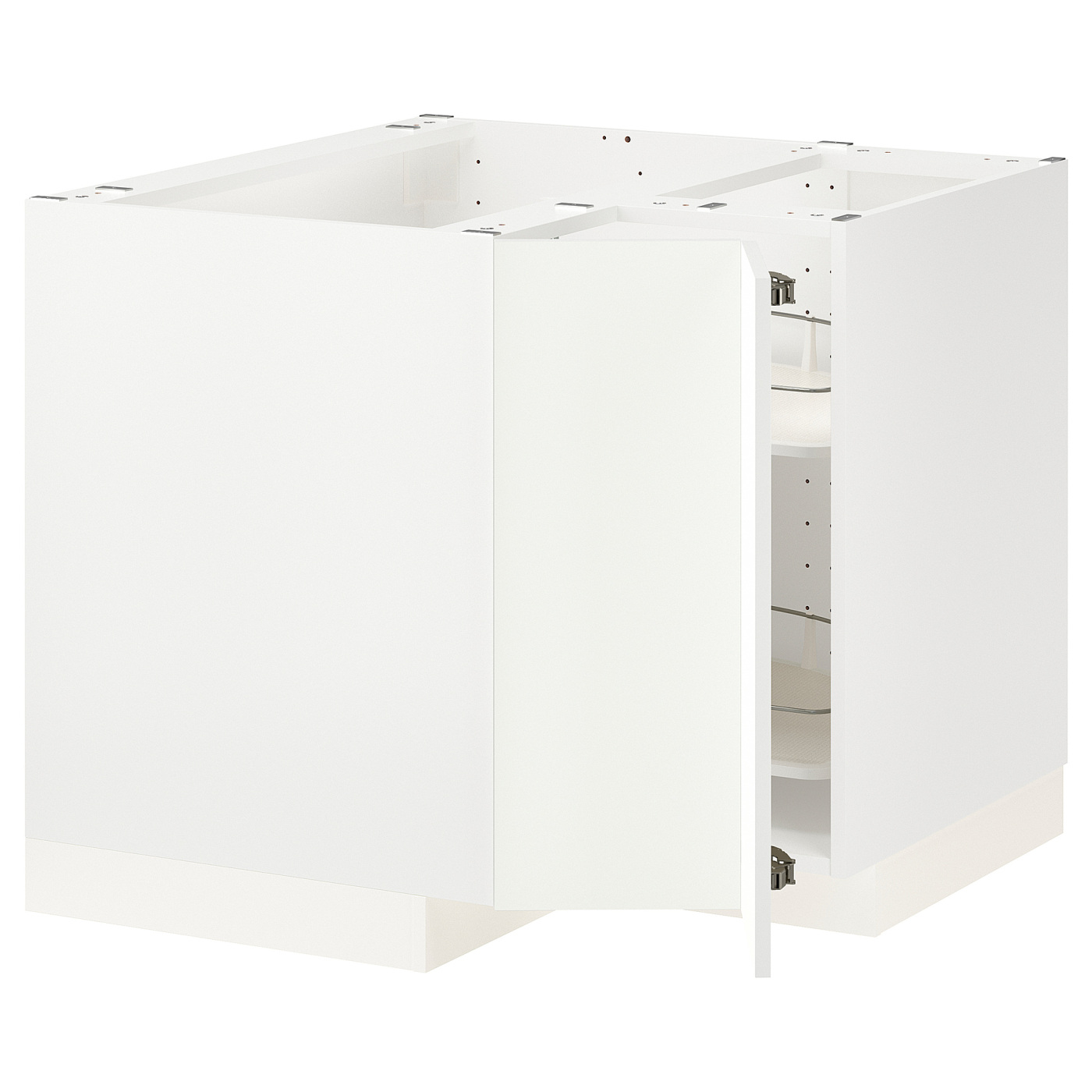 METOD corner base cabinet with carousel 895.076.75 - IKEA