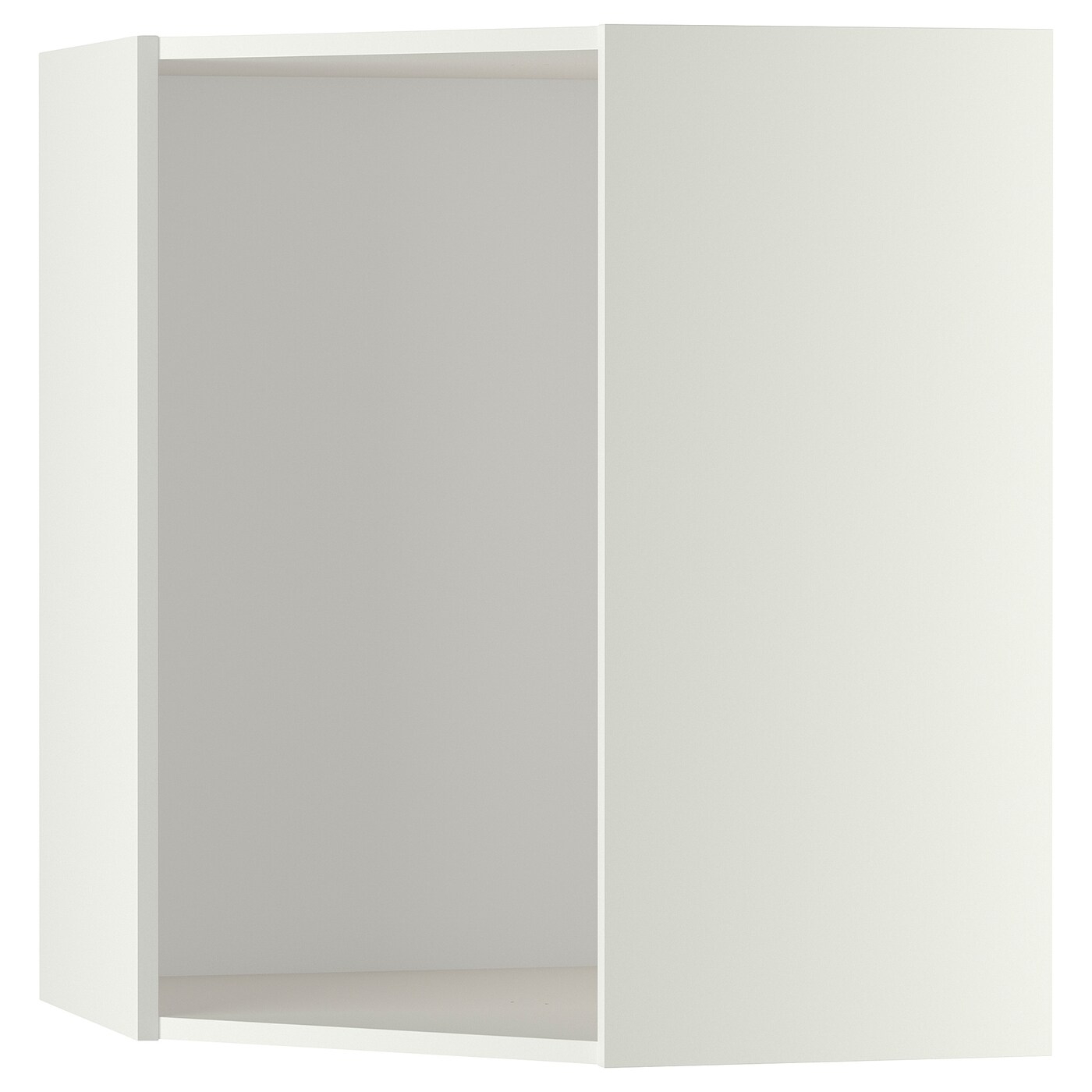 Metod Corner Wall Cabinet Frame White Ikea