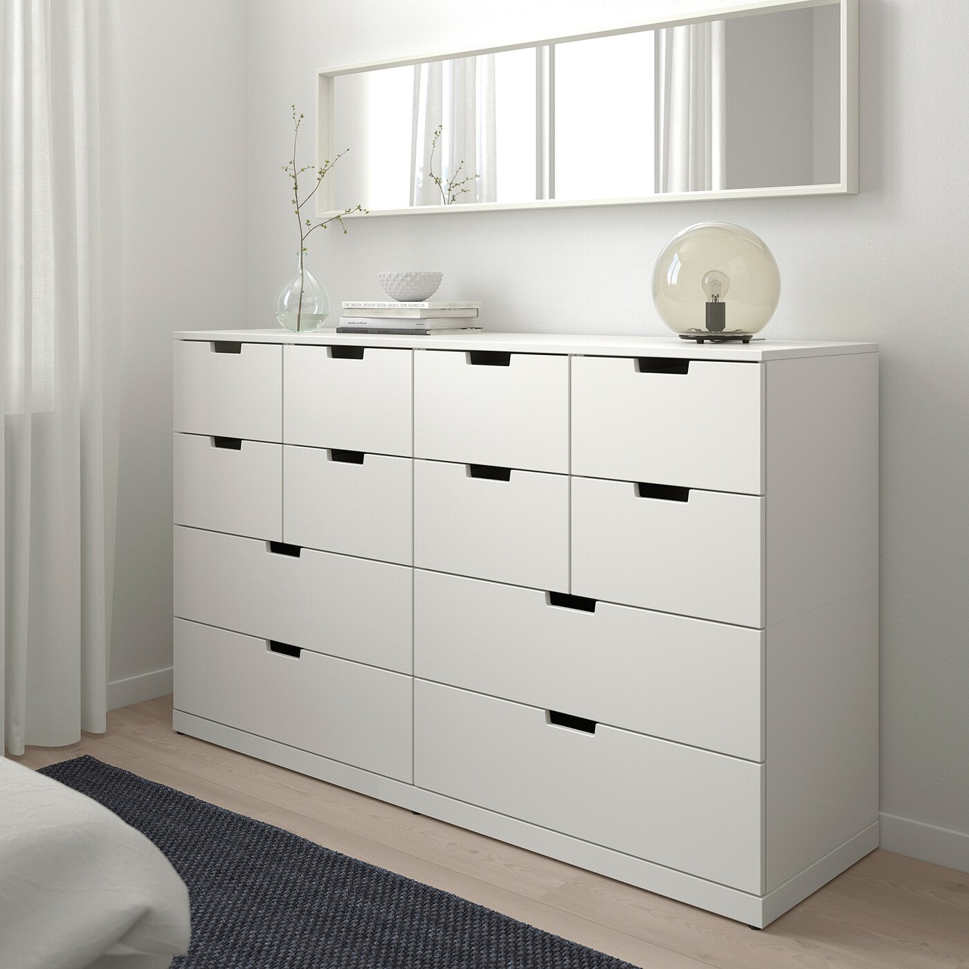 Nordli Chest Of 12 Drawers White Ikea