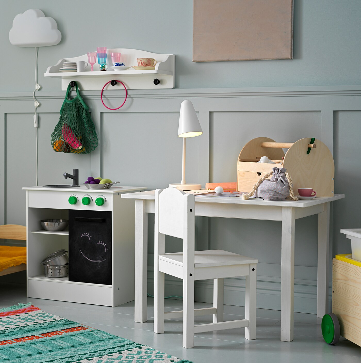 Nybakad Play Kitchen With Sliding Door White Ikea