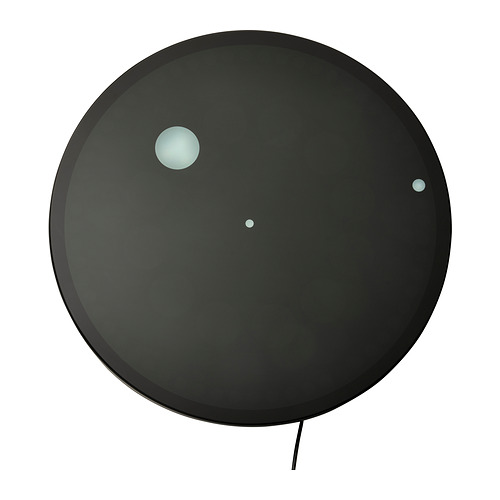 KUTTERSMYCKE wall clock black IKEA