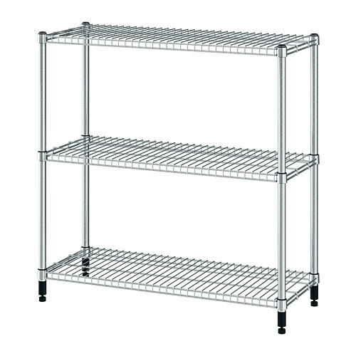 OMAR shelving unit greygreen 204.830.83 IKEA