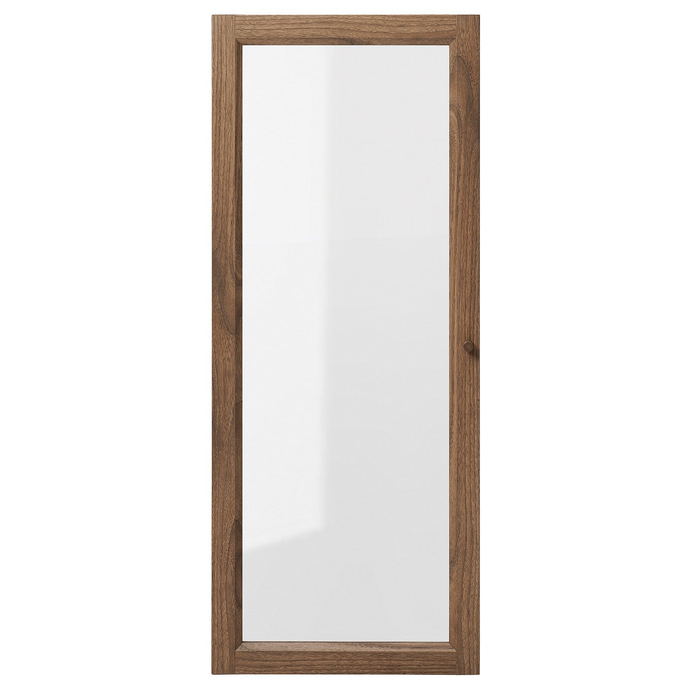 OXBERG glass door brown walnut effect 705.528.56 IKEA