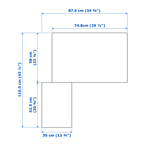Pax Corner Wardrobe 111 88x236 Cm Ikea