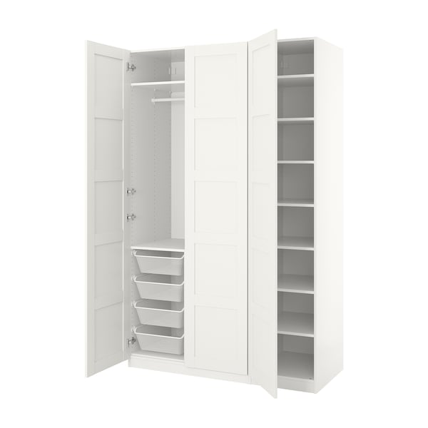 Pax Wardrobe White Bergsbo White Ikea