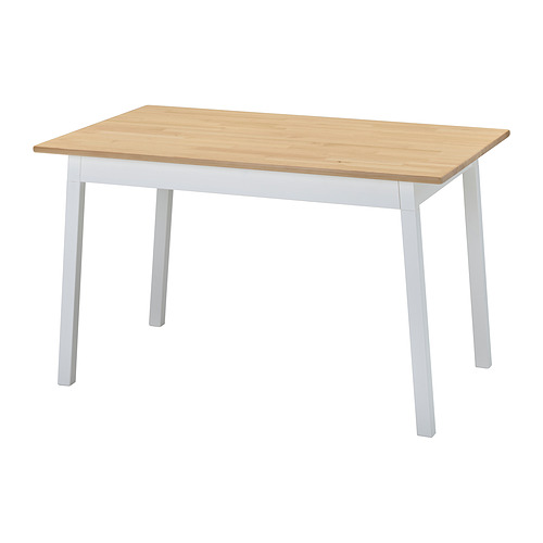 DANDERYD dining table oak veneer/white IKEA