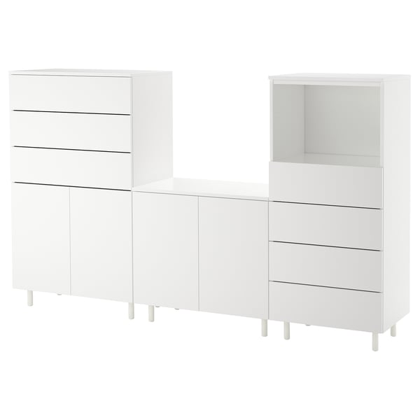 Platsa Storage Combination White Fonnes White Ikea