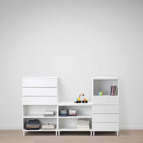 Platsa Storage Combination White Fonnes White Ikea