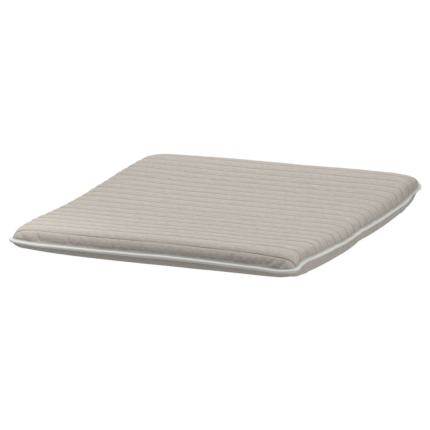 POÄNG footstool cushion Knisa light beige IKEA
