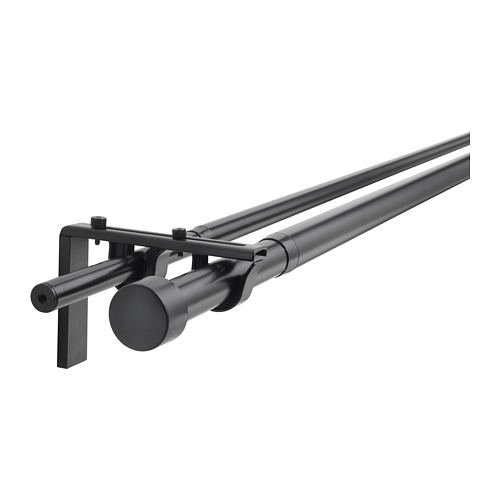 Racka Hugad Double Curtain Rod Combination Ikea