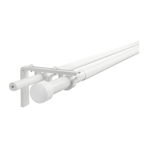 IRJA curtain rod set white IKEA