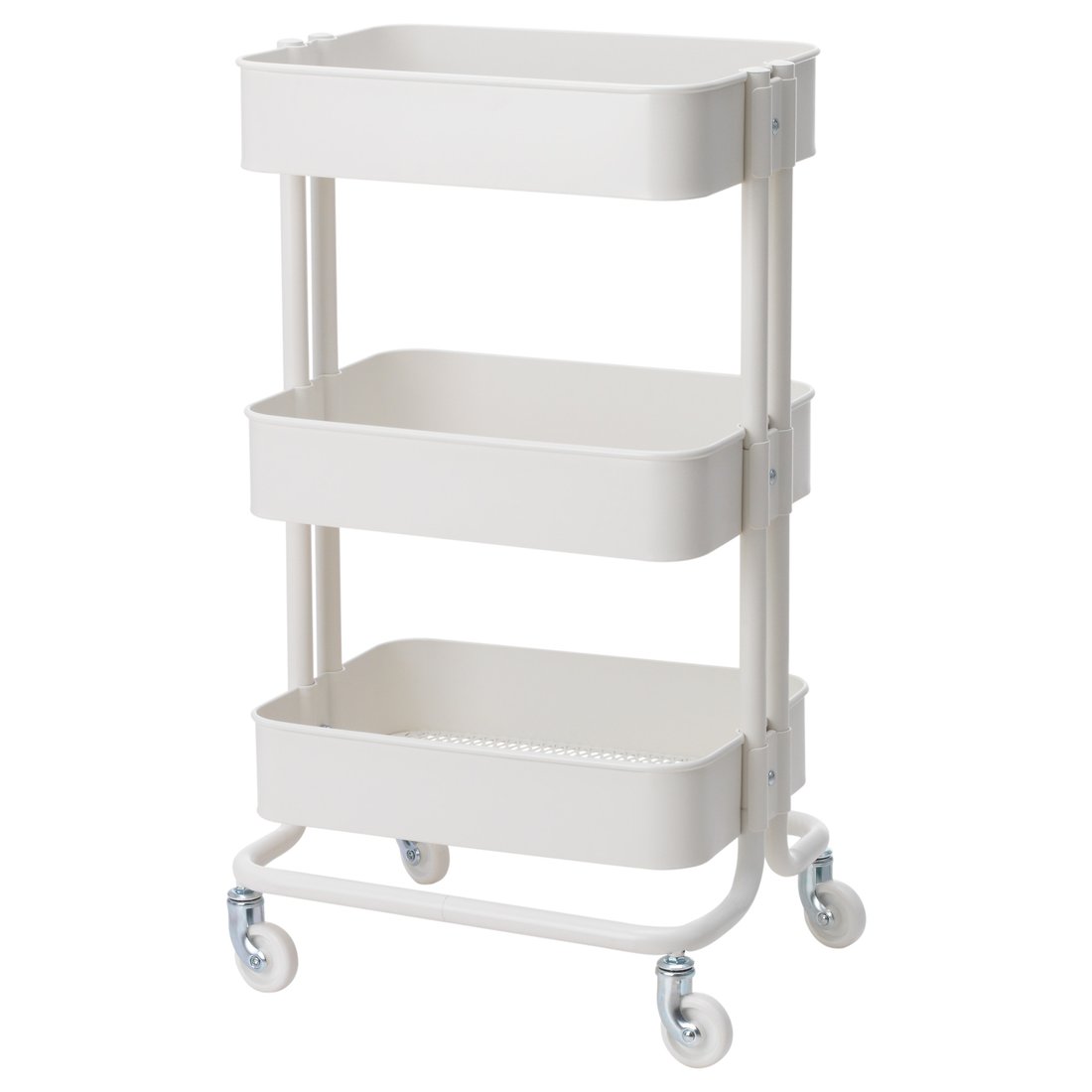RÅSKOG Trolley, light pink, 35x45x78 cm IKEA