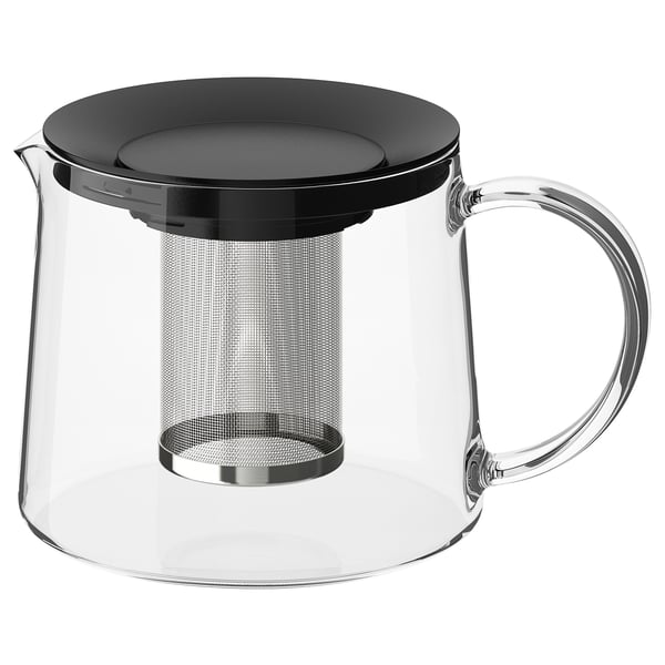 Ấm trà RIKLIG, thủy tinh, 1,5 l