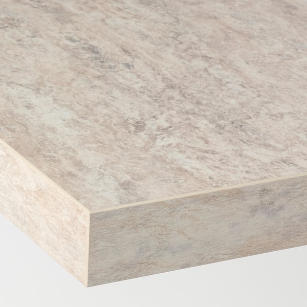 Saljan Worktop Beige Stone Effect Laminate Ikea