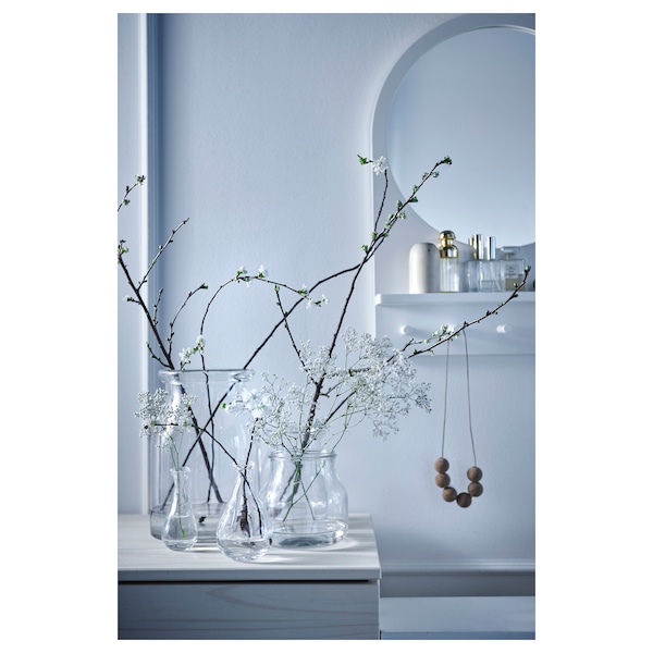 Saltrod Mirror With Shelf And Hooks White Ikea