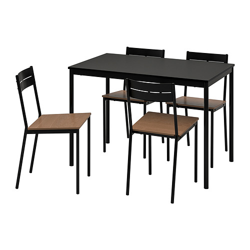 JOKKMOKK table and 4 chairs antique stain 603.658.03 IKEA