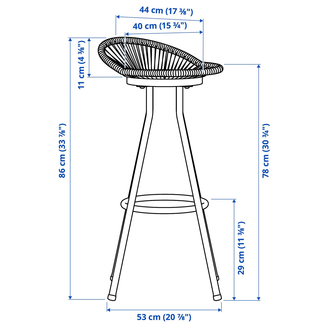 SEGERÖN bar stool, outdoor swivel white/beige IKEA