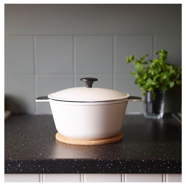 Senior Casserole With Lid Off White White Ikea