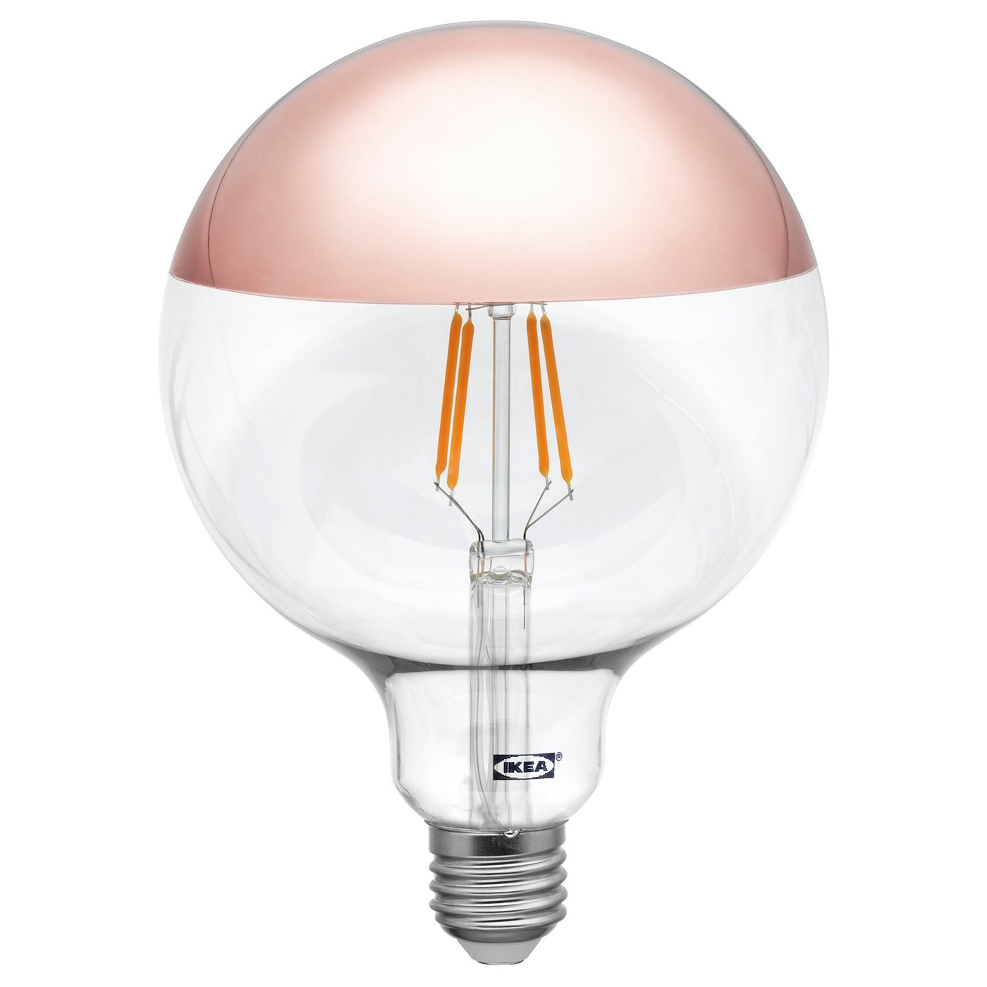 ikea lamp rose gold