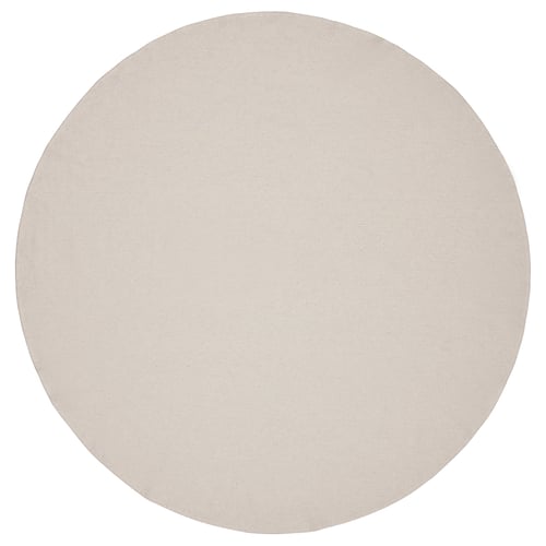 SILVERARV tablecloth striped light beige/offwhite IKEA