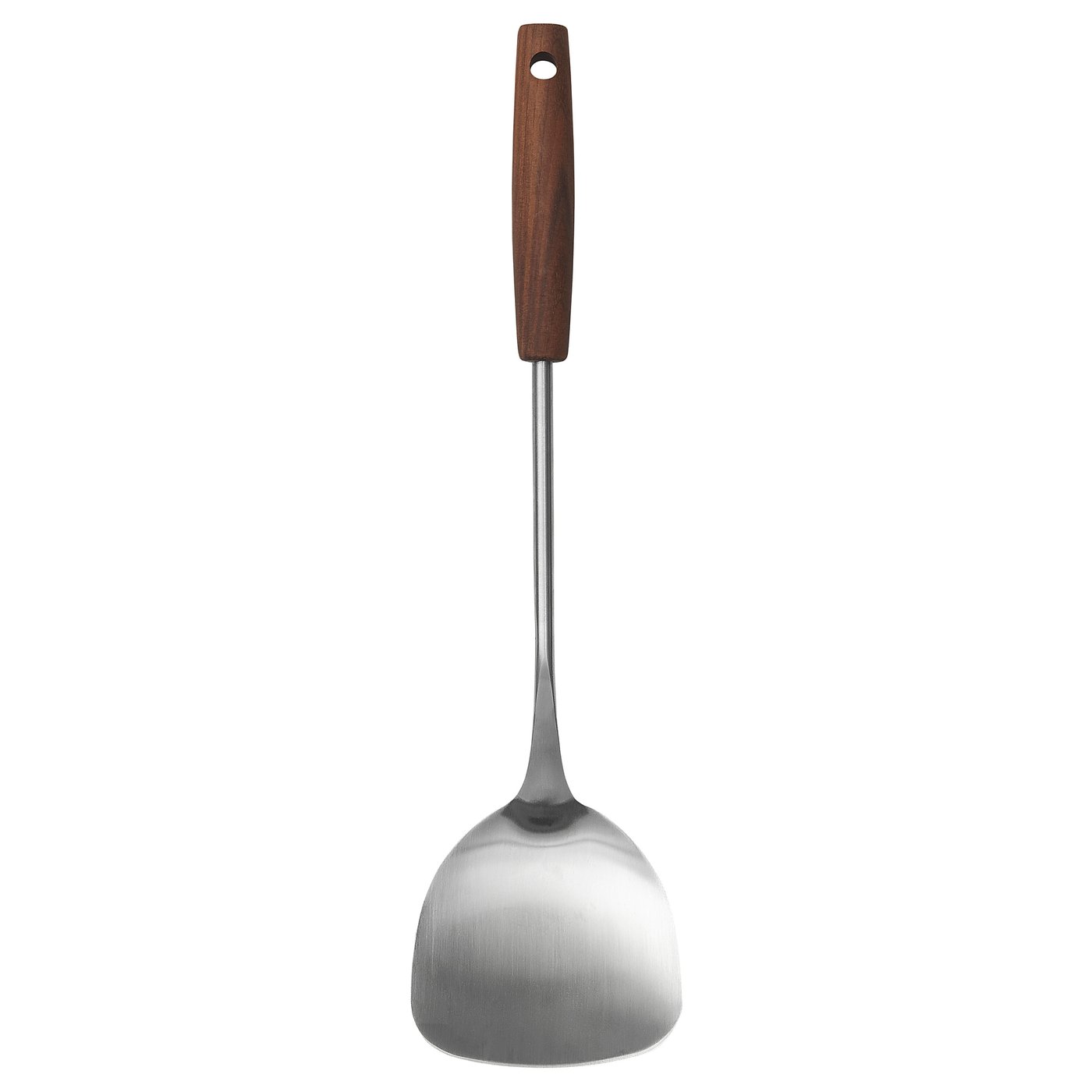 SLITSTARK Spatula stainless steel, walnut IKEA
