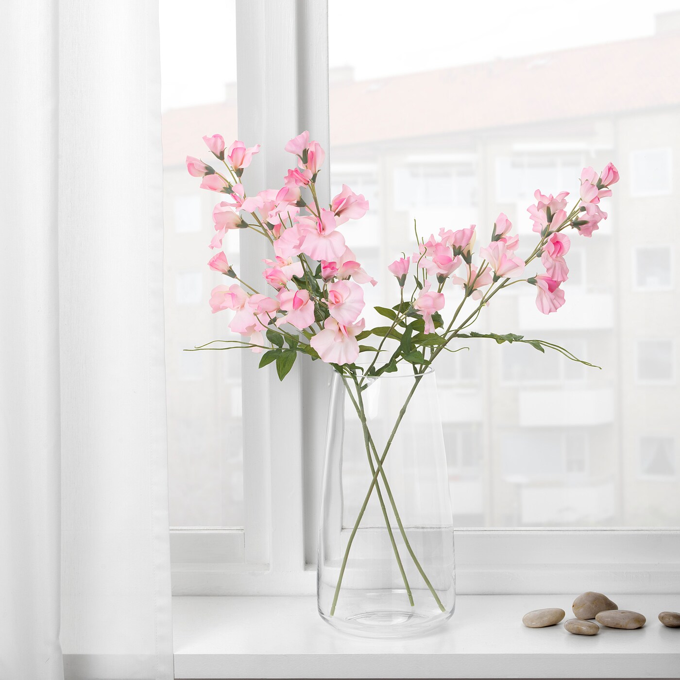 pink artificial flowers
