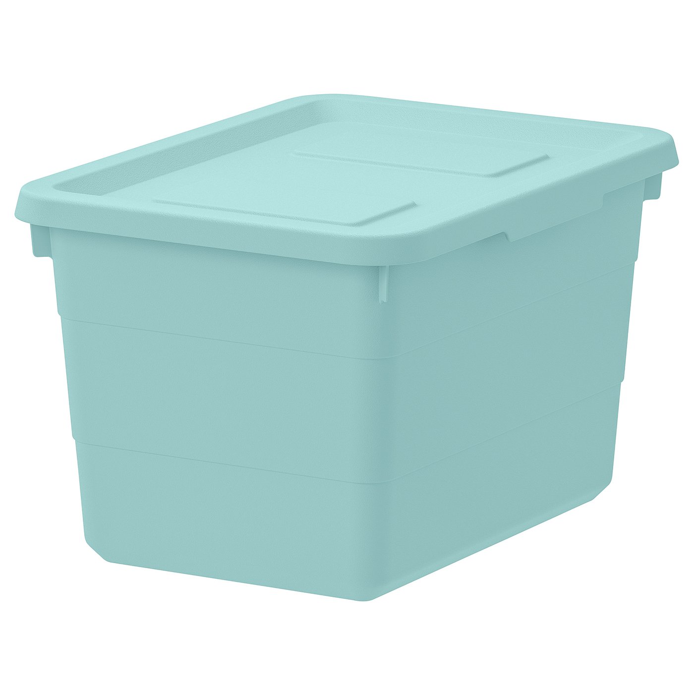 Sockerbit Storage Box With Lid Light Blue 19x26x15 Cm Ikea