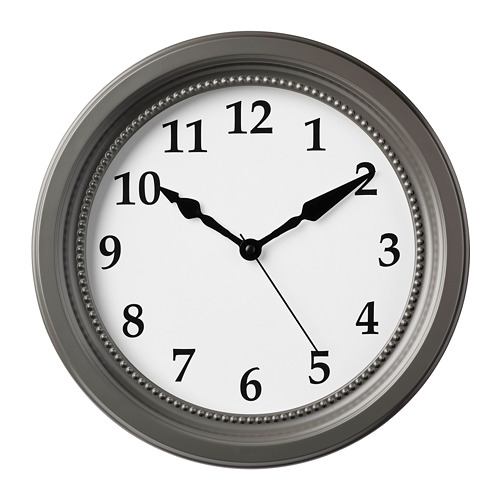 KUTTERSMYCKE wall clock black IKEA