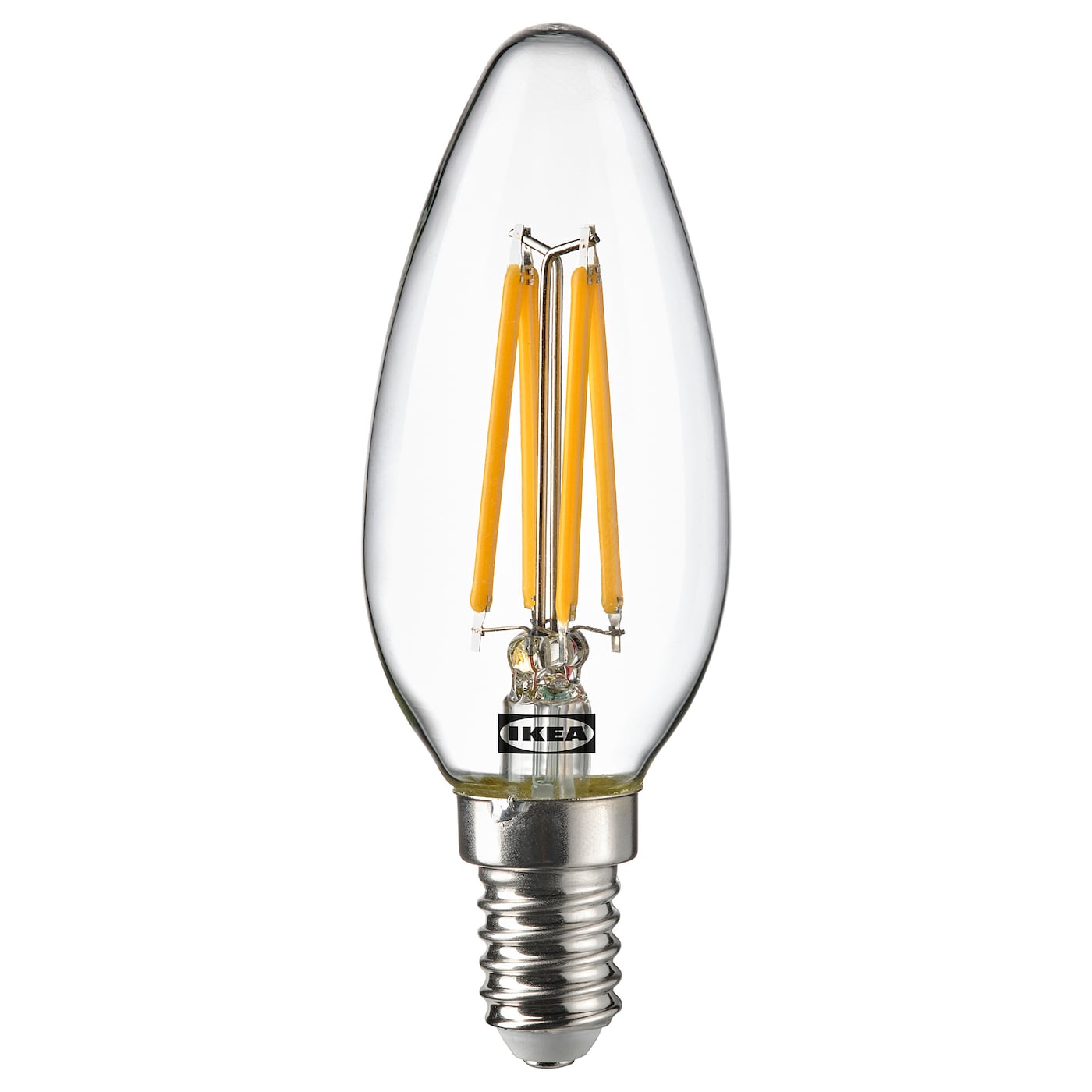 SOLHETTA LED bulb E14 250 lumen chandelier/clear - IKEA