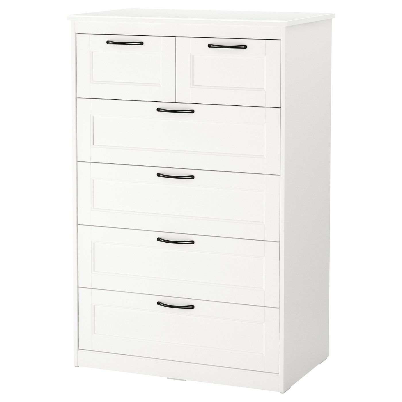 SONGESAND Chest of 6 drawers white