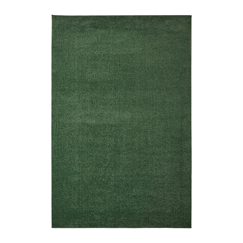 STOENSE rug, low pile light olivegreen 205.001.86 IKEA