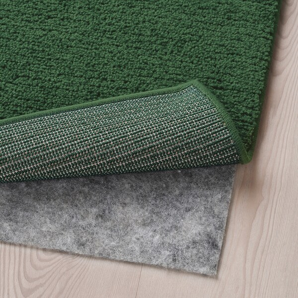 Sporup Rug Low Pile Dark Green Ikea