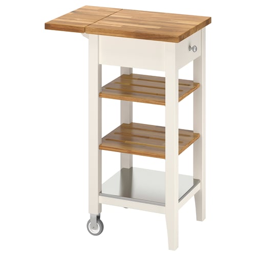 Stenstorp Kitchen Trolley White Oak Ikea