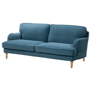 Stocksund Cover For 3 Seat Sofa Ljungen Blue Ikea