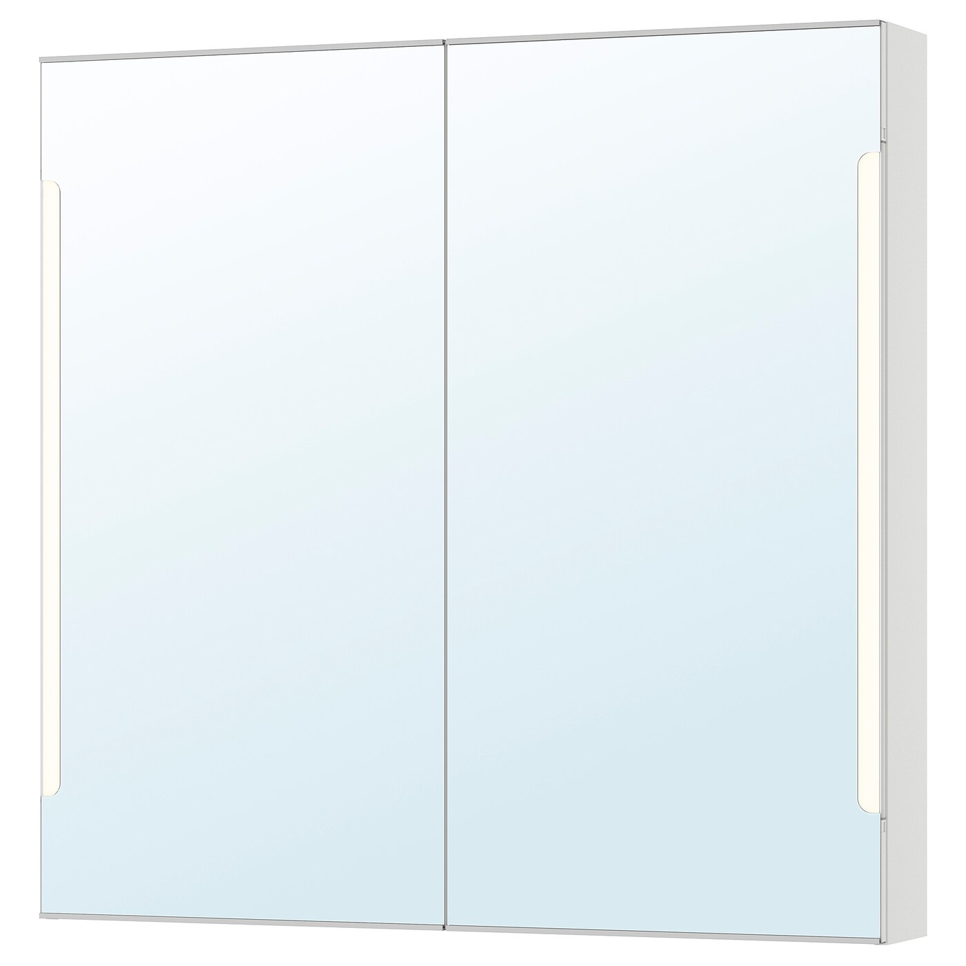 Storjorm Mirror Cab 2 Door Built In Lighting White Ikea
