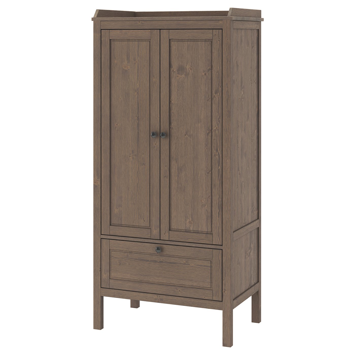 Sundvik Wardrobe Grey Brown 80x50x172 Cm Ikea