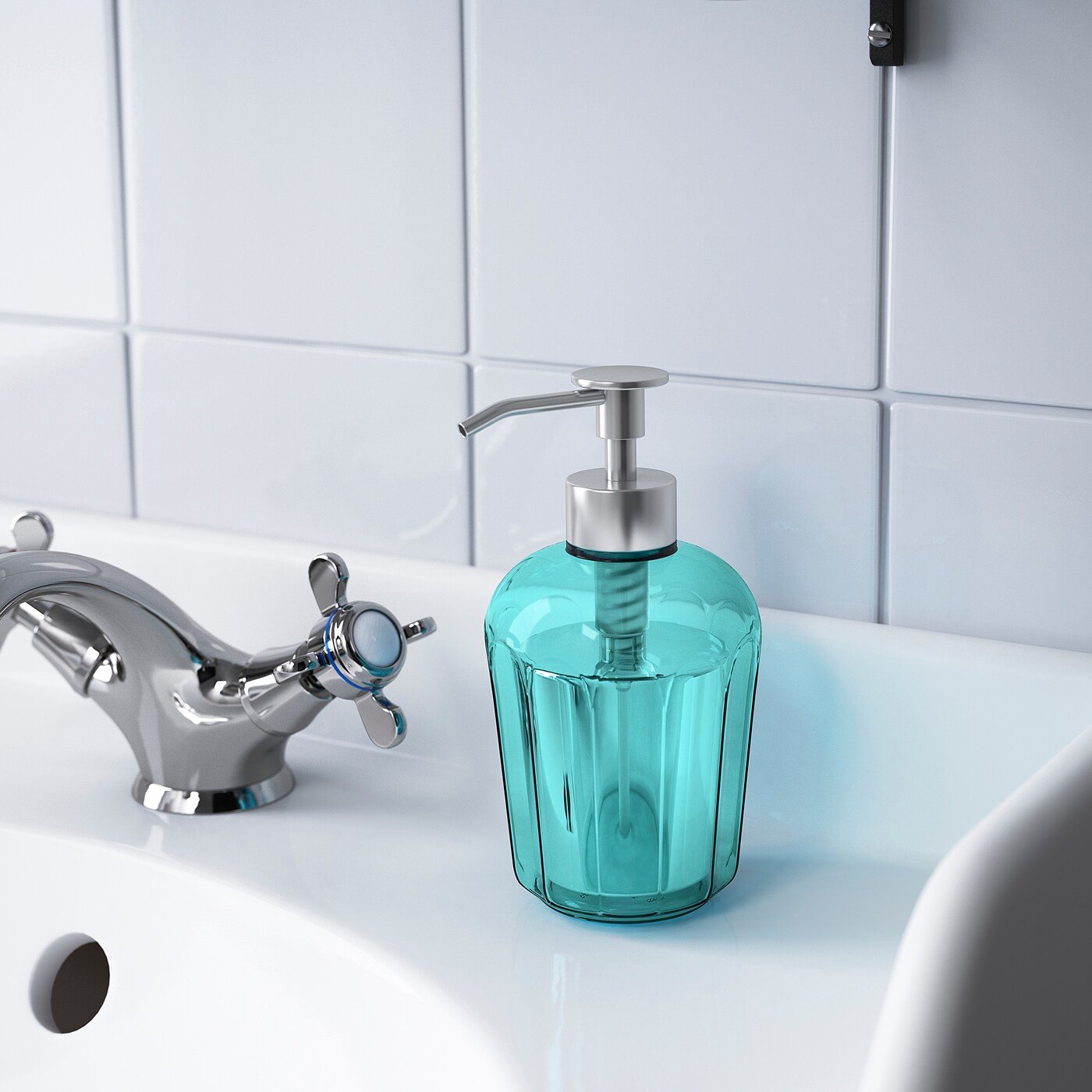 soap dispenser teal