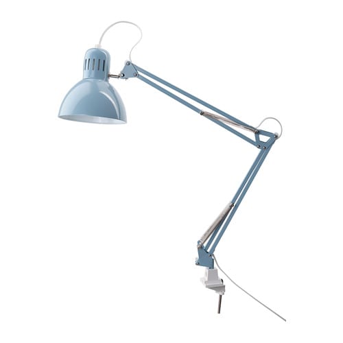 STÄNKREGN LED ring lamp dimmable/turquoise IKEA
