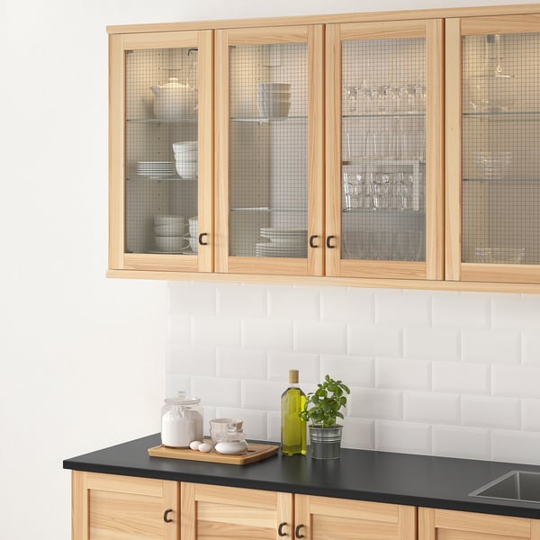 Torhamn Glass Door Natural Ash Ikea