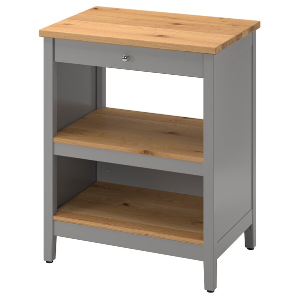 Tornviken Kitchen Island Grey Oak 72x52 Cm Ikea The tornviken series is ideal when you need more workspace, more storage ‒ more kitchen. tornviken kitchen island grey oak 72x52 cm