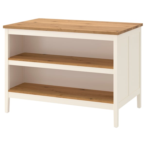 Tornviken Kitchen Island Off White Oak 126x77 Cm Ikea The tornviken series is ideal when you need more workspace, more storage ‒ more kitchen. tornviken kitchen island off white oak