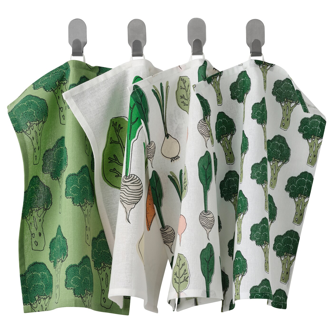 TORVFLY tea towel patterned/green IKEA