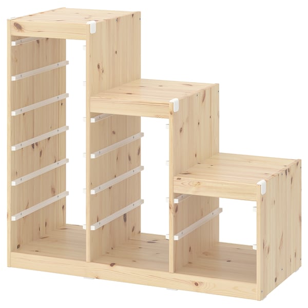 TROFAST Frame - light white stained pine - IKEA