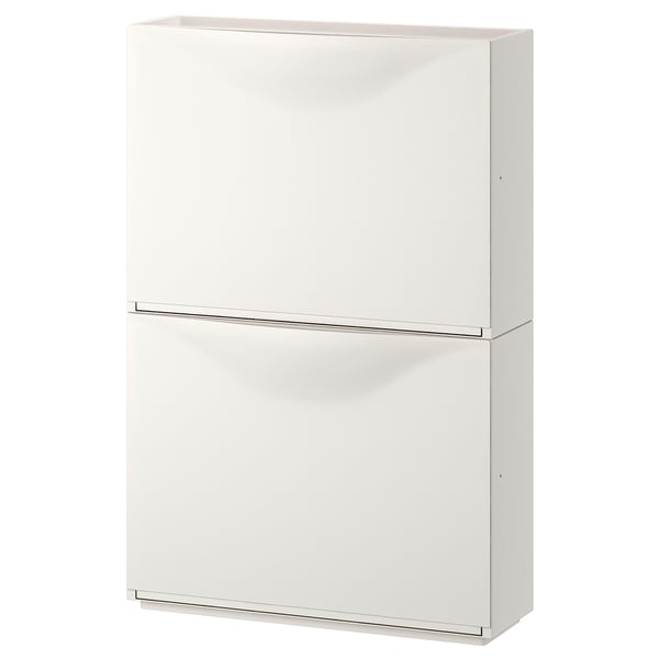 TRONES Shoe cabinet/storage, white, 52x39 cm