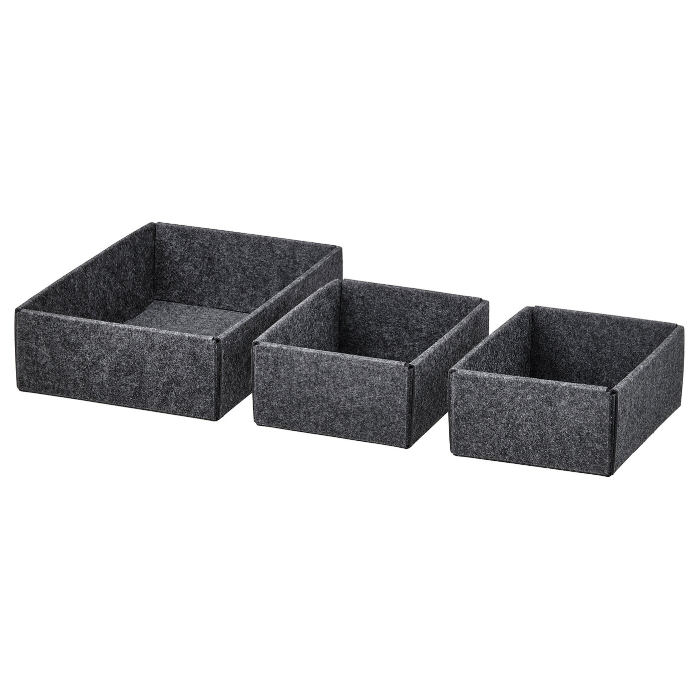 UPPDATERA Box Set Of 3 Grey IKEA